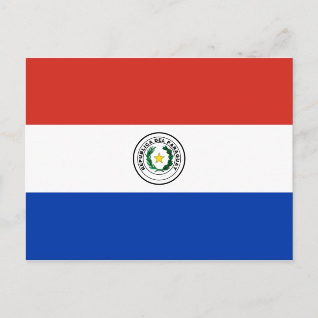 Flag of Paraguay Postcard (Front)