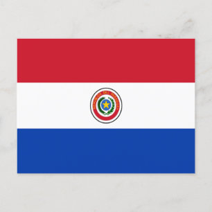 Flag of Paraguay Postcard