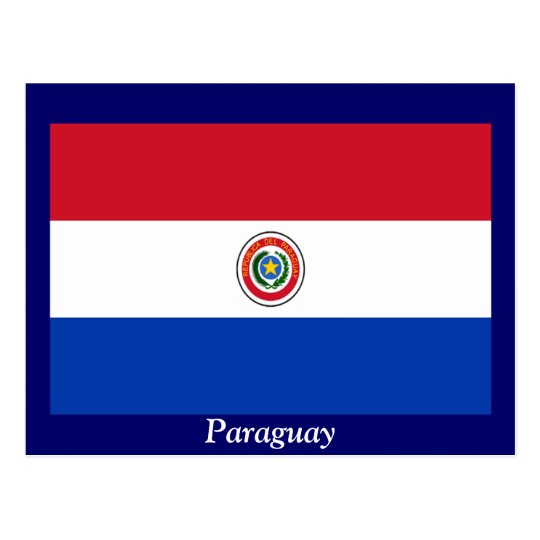 Flag of Paraguay Postcard