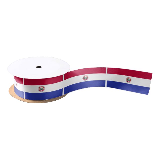 Flag of Paraguay Satin Ribbon (Spool)