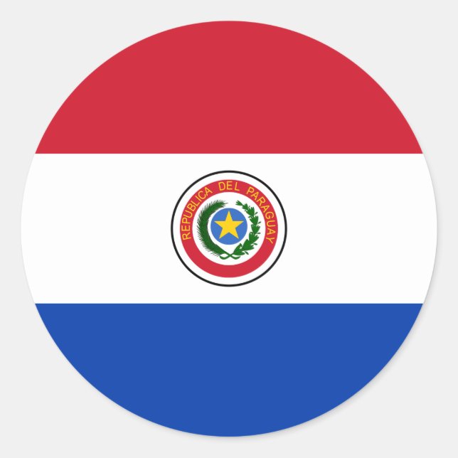 Flag of Paraguay Sticker (Front)