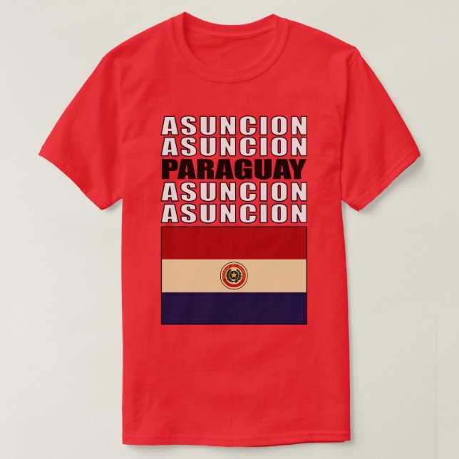 Flag of Paraguay T-Shirt (Design Front)