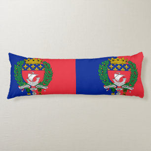 Flag of Paris, France Body Cushion