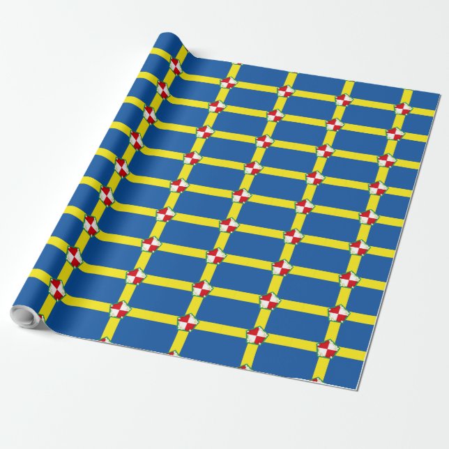 Flag of Pembrokeshire Wrapping Paper (Unrolled)