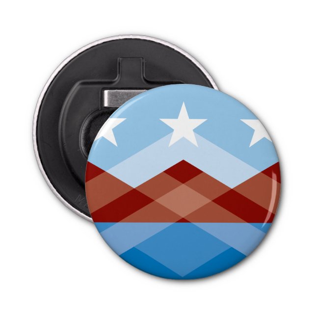 Flag of Peoria, Arizona Bottle Opener (Front)