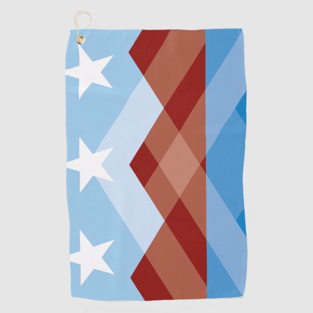 Flag of Peoria, Arizona Golf Towel (Front)