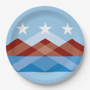 Flag of Peoria, Arizona Paper Plate