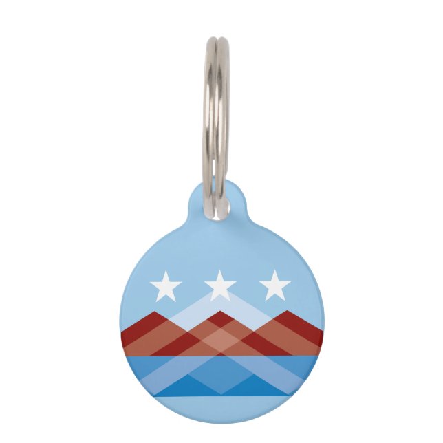 Flag of Peoria, Arizona Pet Tag (Front)