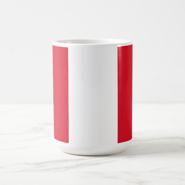 Flag of Peru Coffee Mug (Center)