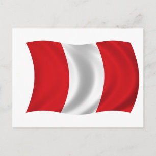 Flag of Peru Postcard