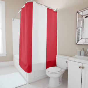 Flag of Peru Shower Curtain