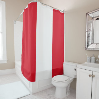 Flag of Peru Shower Curtain