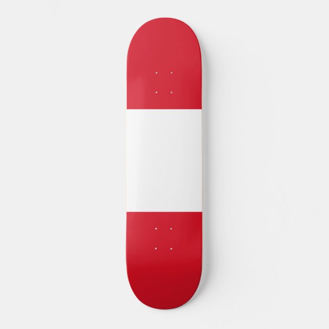 Flag of Peru Skateboard (Front)