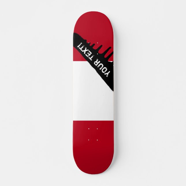 Flag of Peru Skateboard (Front)