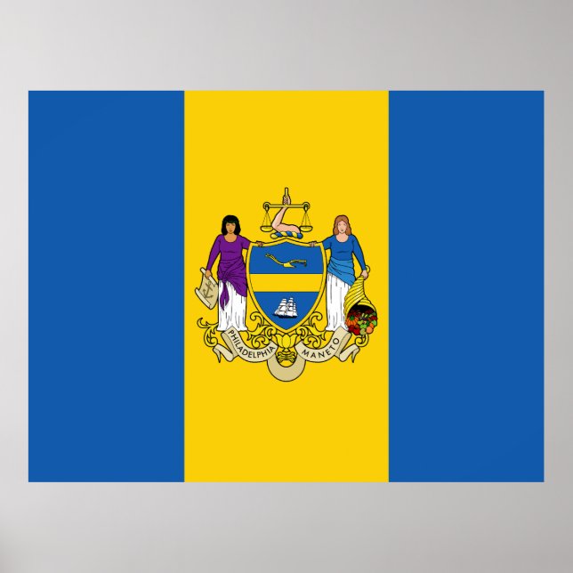 Flag of Philadelphia, Pennsylvania Poster (Front)