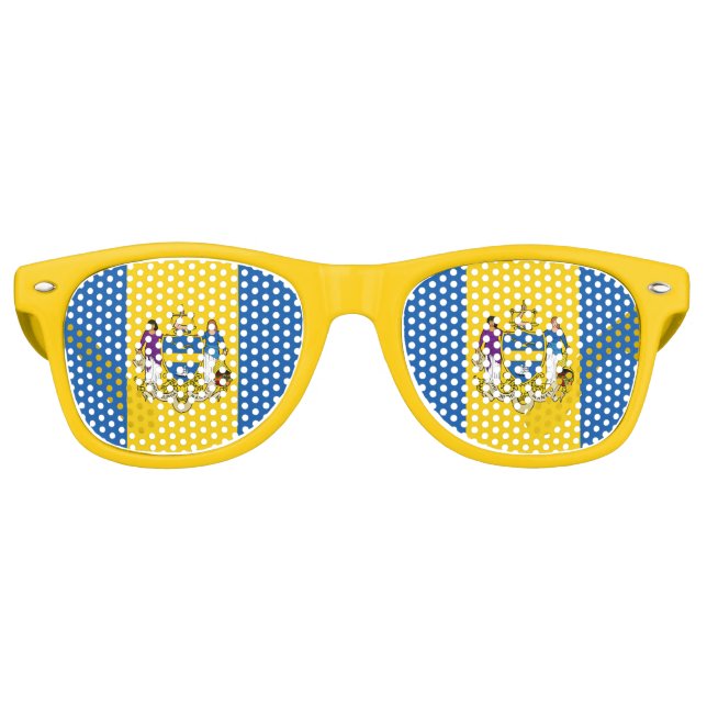 Flag of Philadelphia, Pennsylvania Retro Sunglasse Retro Sunglasses (Front)