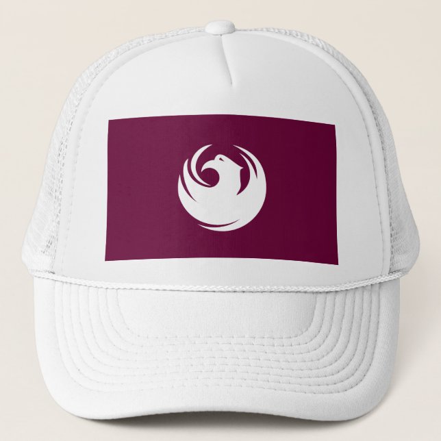 Flag of Phoenix, Arizona Trucker Hat (Front)