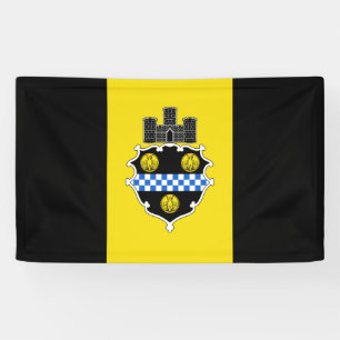 Flag of Pittsburgh Pennsylvania Banner