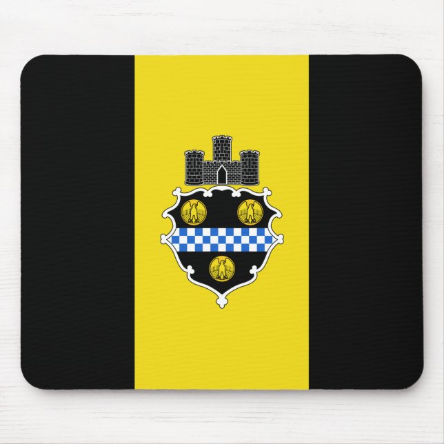 Flag of Pittsburgh, Pennsylvania Mouse Pad (Front)