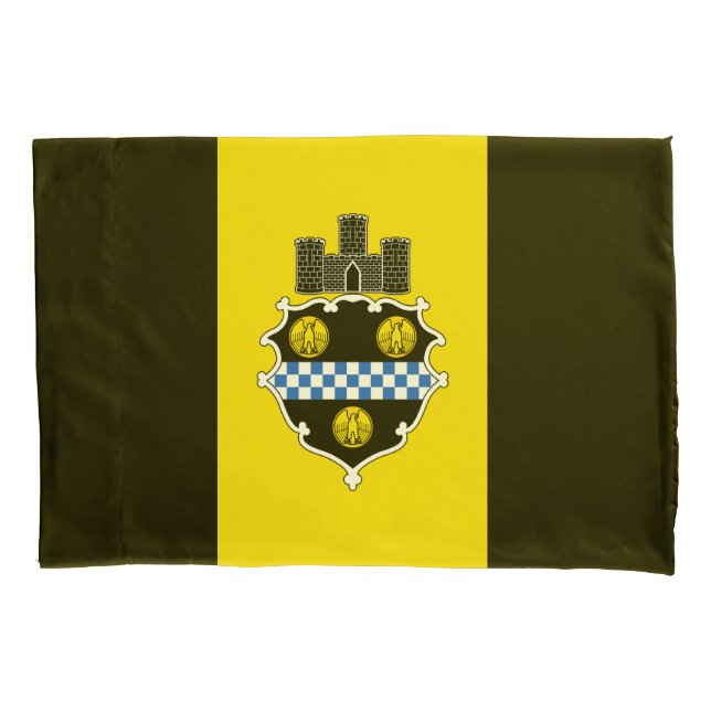 Flag of Pittsburgh, Pennsylvania Pillowcase (Front)