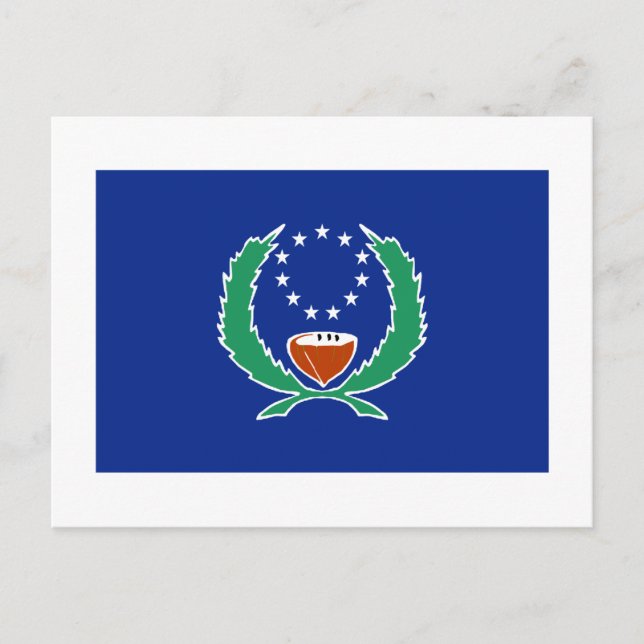 Flag of Pohnpei Postcard (Front)