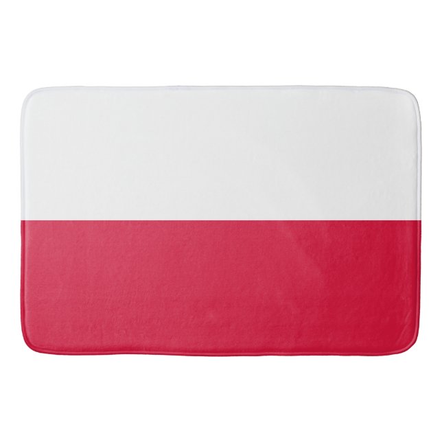 Flag of Poland Bath Mat (Front)
