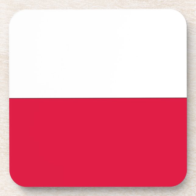 Flag of Poland Coaster (Front)
