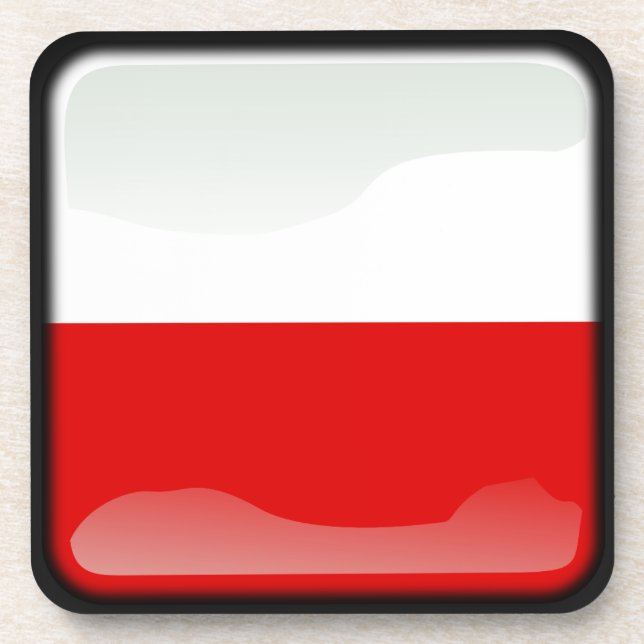 Flag of Poland Coaster (Front)