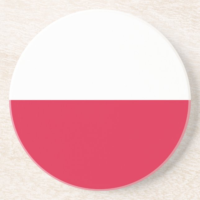 Flag of Poland Coaster (Front)
