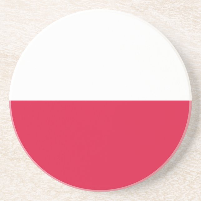 Flag of Poland Coaster (Front)