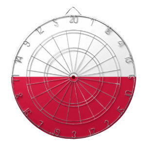 Flag of Poland Dartboard