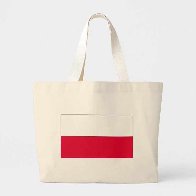 Flag of Poland Large Tote Bag (Front)