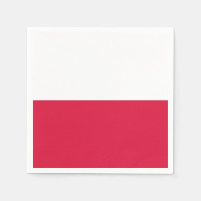 Flag of Poland Paper Napkins (Front)