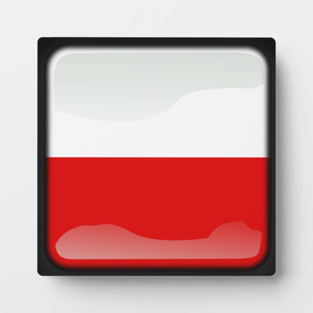 Flag of Poland Plaque (Front)