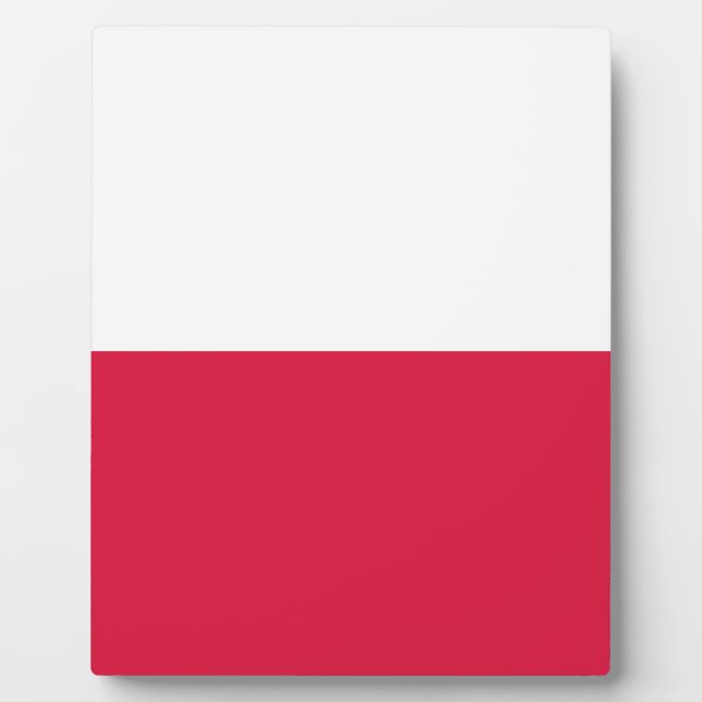 Flag of Poland Plaque (Front)