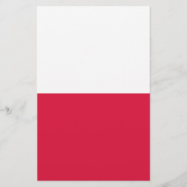 Flag of Poland Stationery (Front)