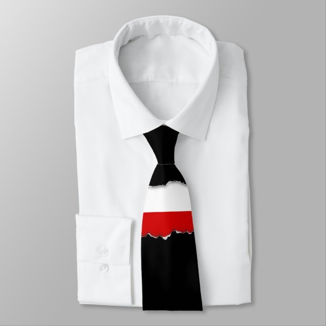 Flag of Poland Tie (Tied)