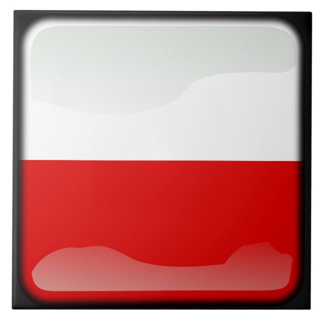 Flag of Poland Tile (Front)
