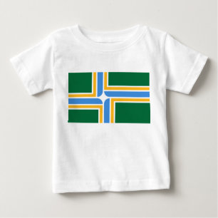 Flag of Portland (Oregon) Baby T-Shirt