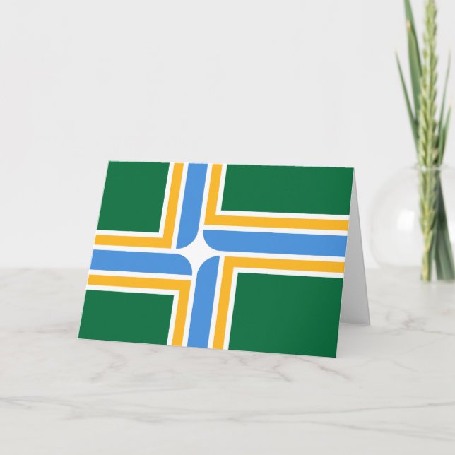 Flag of Portland (Oregon) Card (Front)