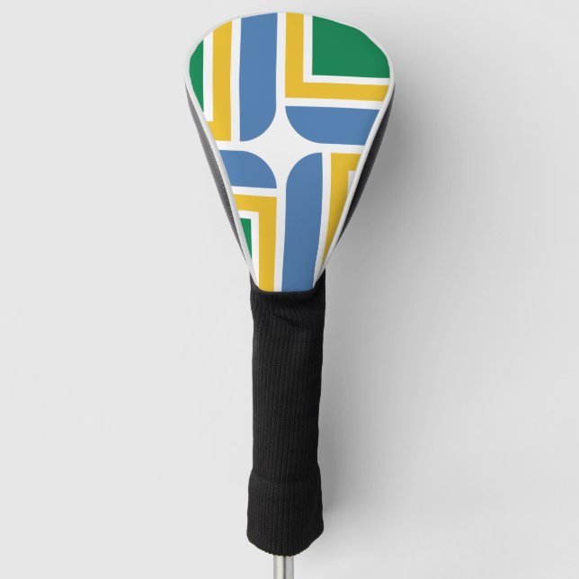 Flag of Portland, Oregon Golf Head Cover (Front)