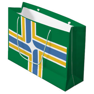 Flag of Portland, Oregon Large Gift Bag