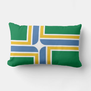 Flag of Portland, Oregon Lumbar Pillow