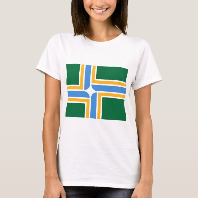 Flag of Portland (Oregon) T-Shirt (Front)