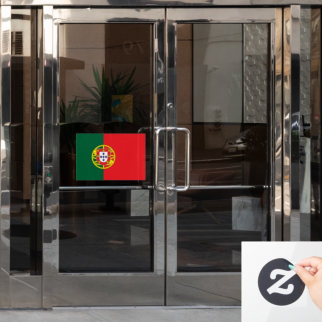 Flag of Portugal custom-cut  (Office Door)