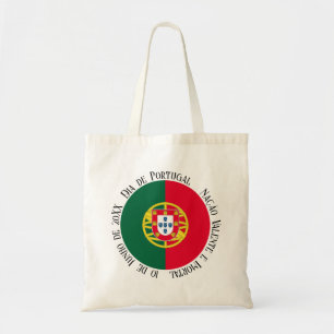 Flag of Portugal for Day of Portugal holiday Tote Bag