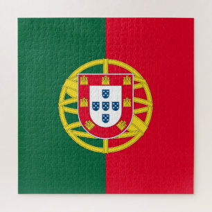 Flag of Portugal for National Day celebration  Jigsaw Puzzle