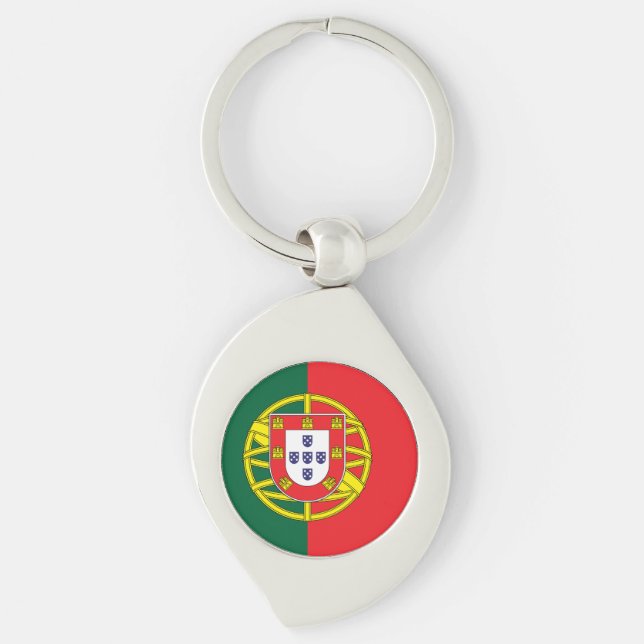 Flag of Portugal Key Ring (Front)