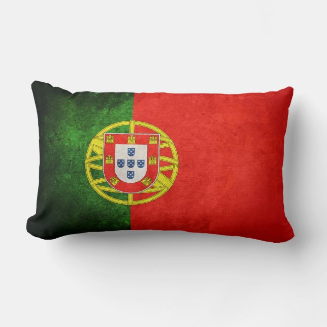 Flag of Portugal Lumbar Cushion (Front)