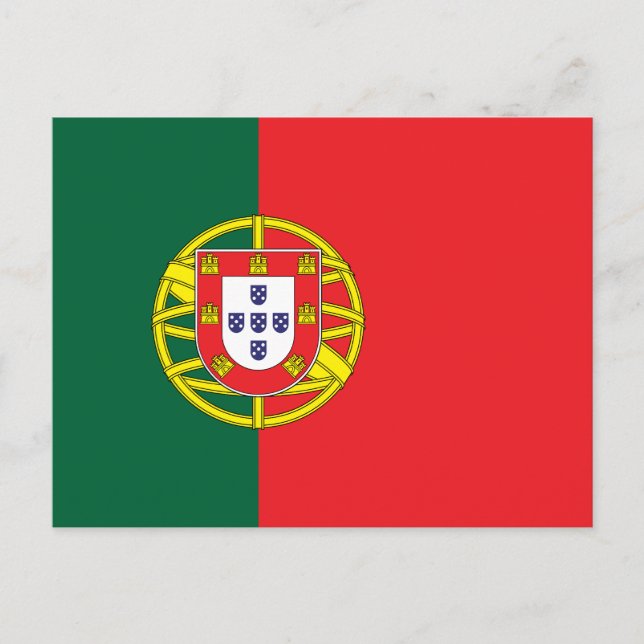 Flag of Portugal Postcard (Front)
